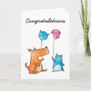 Search for funny cat and dog cartoon cards Humour