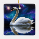 Search for white swan christmas tree decorations Purple