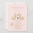 Search for gold princess baby shower invitations Baby girl