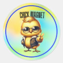 Search for round easter stickers Chick