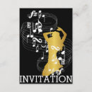 Search for classy music invitations White