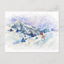 Search for child skiing postcards Cute