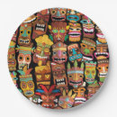 Search for tiki plates Polynesian