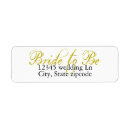 Search for gold return address stickers Glitter