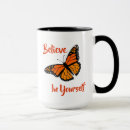 Search for orange butterfly mugs Bright