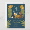 Search for owl 1st birthday invitations Forest