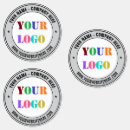 Search for circular design stickers Business