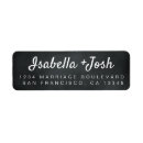 Search for black chalkboard return address labels Trendy