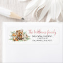 Search for woodland animal return address labels Baby shower