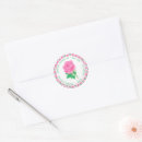 Search for single pink stickers Rose