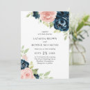 Search for blue and blush wedding invitations Modern