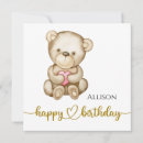 Search for bear birthday cards Watercolor