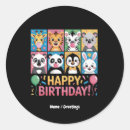 Search for funny animals stickers Zoo