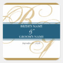 Search for gold monogram wedding stickers Budget