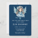 Search for angel invitations Blue