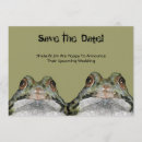 Search for frog save the dates Cute