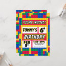 Search for builder birthday invitations Building