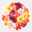 Search for pink orange flower stickers Elegant