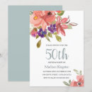 Search for tropical flowers invitations Peach