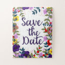 Search for save the date puzzles Floral