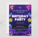 Search for neon party invitations Stylish