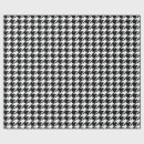 Search for houndstooth wrapping paper Black and white