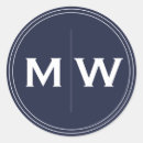 Search for two initial stickers Stylish