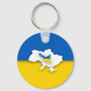 Search for peace dove key rings Blue and yellow