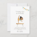 Search for gymnastics birthday postcards Gymnastics thank you