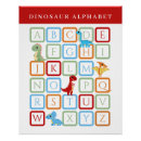 Search for abc alphabet posters nursery posters Dinosaur