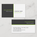 Search for dark green business cards Minimal
