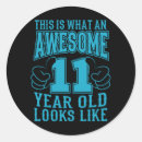 Search for eleventh birthday stickers Boy