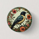Search for birds round badges Colourful