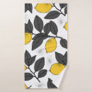 Search for yellow lemon bath towels Abstract