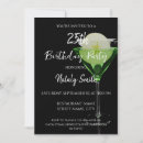 Search for martini glass birthday invitations Cocktail