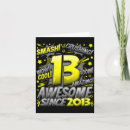 Search for 13th for boy birthday cards Boys