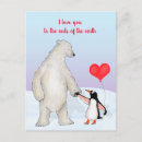 Search for i love penguins postcards Romance