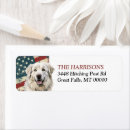 Search for great white return address labels Dog