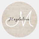 Search for linen stickers Burlap