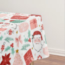 Search for christmas tablecloths Santa