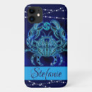 Search for cancer crab iphone cases Blue