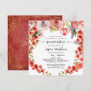 Search for orange quinceanera invitations Red