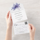 Search for iris wedding invitations Watercolor