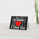 Search for soulmate cards I love you