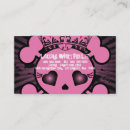 Search for emo business cards Pink