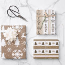 Search for white snowflake wrapping paper Scandinavian