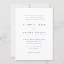 Search for formal navy blue wedding invitations Minimalist