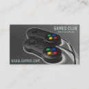 Search for computer game business cards Gaming