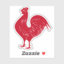 Search for red rooster stickers Poultry