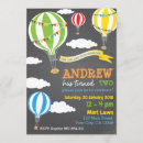 Search for hot air balloon birthday invitations Boys